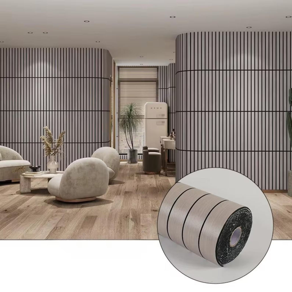 PLOOMI™ Wood Slat Wallpaper