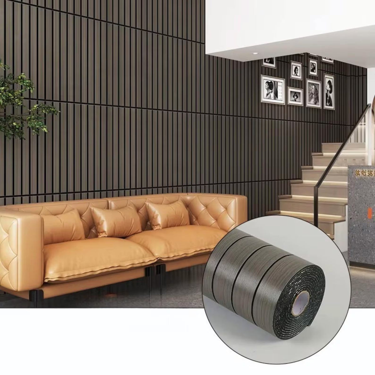 PLOOMI™ Wood Slat Wallpaper
